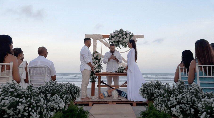 Casamento Pé na Areia - Sargi&Mar